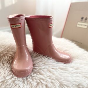Hunter Kids First Rain Boots - Size 9 US Pink